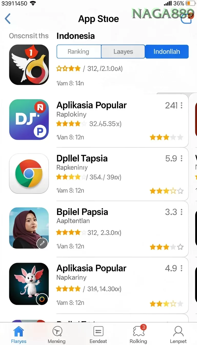 Cuplikan layar PC789 — pengaturan akun