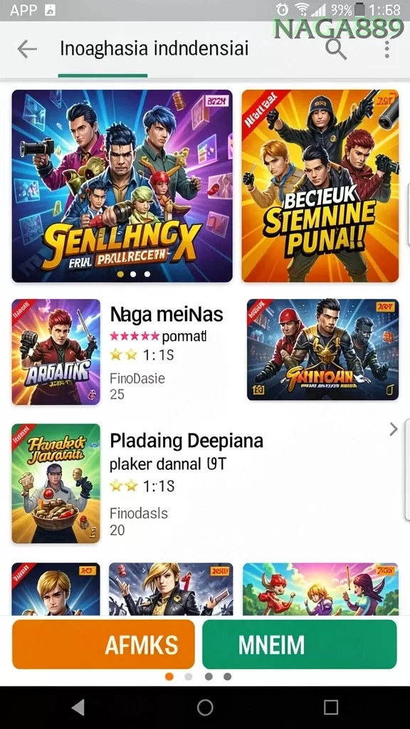 Cuplikan layar ADAM77 — menu navigasi